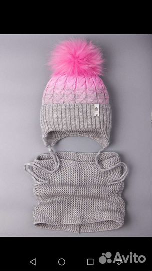 Зимняя шапка и снуд