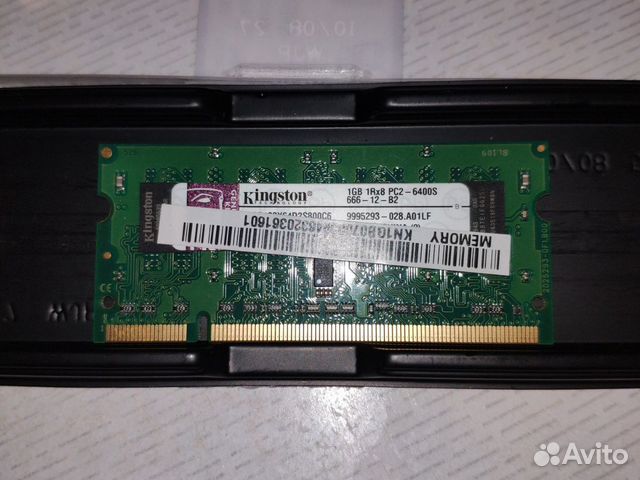 Память Kingston DDR2 1GB 1Rx8 PC2-6400S-666
