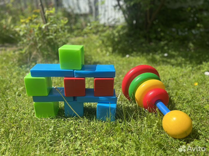 Кубики для улицы, песочницы или дачи