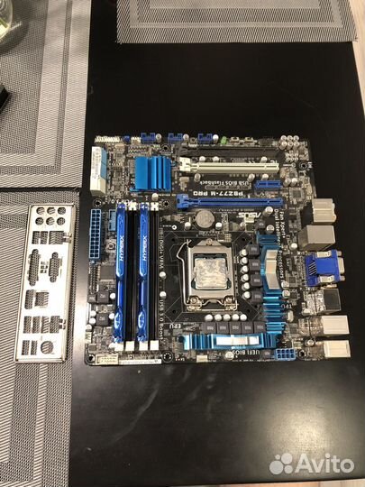 Процессор i7-3770 и материнка asus P8Z77-M Pro