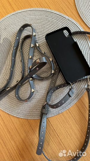 Чехол на iPhone xs max кожаный