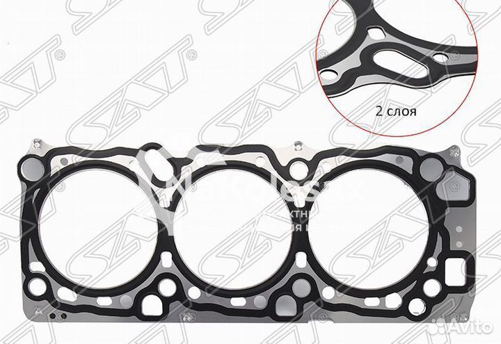 Прокладка гбц mitsubishi pajero/montero 6G74 3,5 9