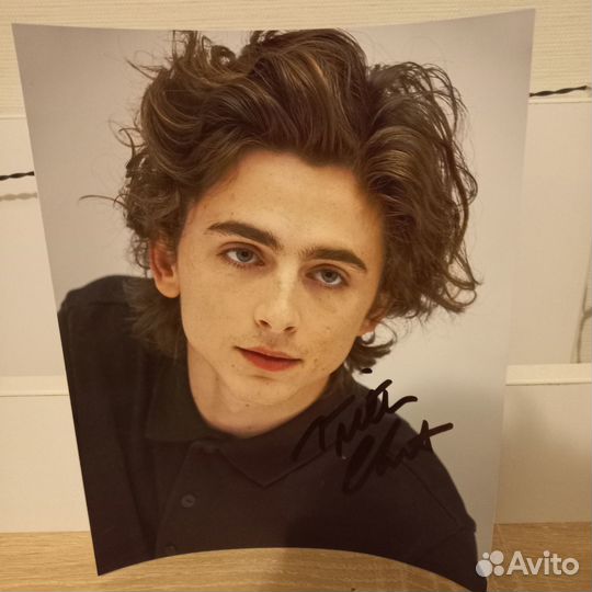 Автограф Тимоти Шаламе