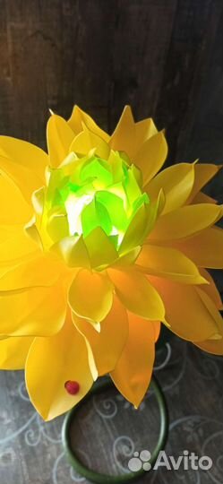 Светильник цветок/ изолон/роза