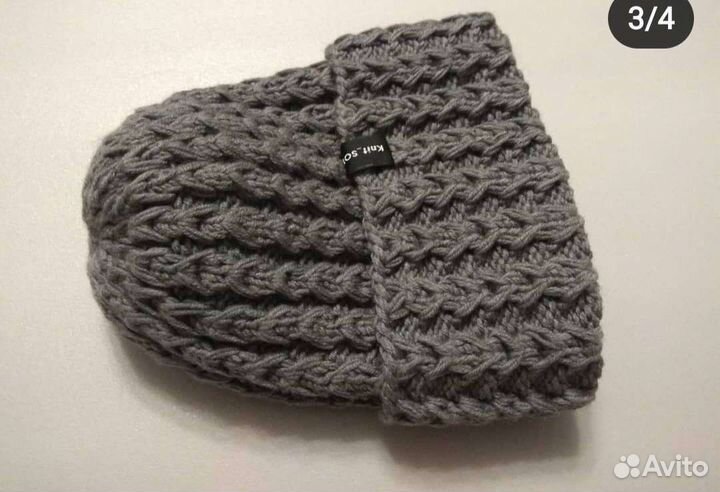 Комплект шапка и шарф женский