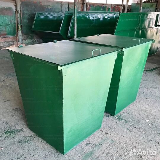 Бак мусорный металлический 0,75м3 MC0794