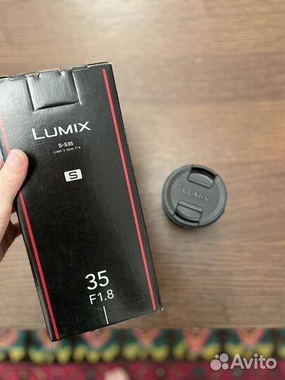 Объектив panasonic lumix S 35mm f/1.8