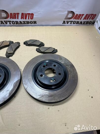 Передние тормозные диски колодки Tiggo 8 PRO MAX