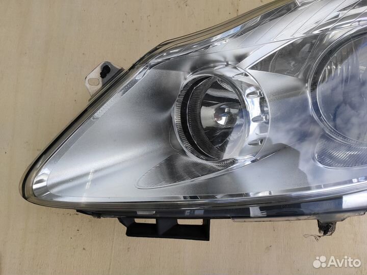 Фара левая Хром на Opel Corsa D Дорестайлинг