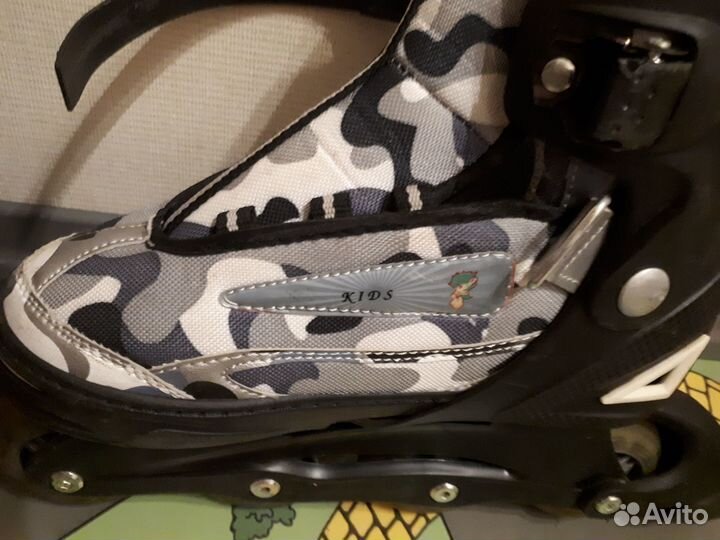 Роликовые коньки детские раздвижные 35-38