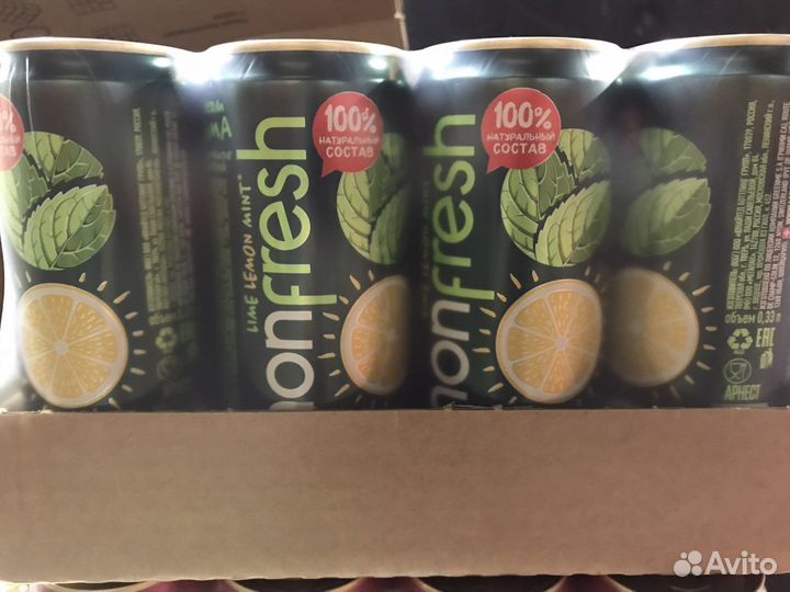 Напиток газ.лаймон фреш 0,33 12 шт