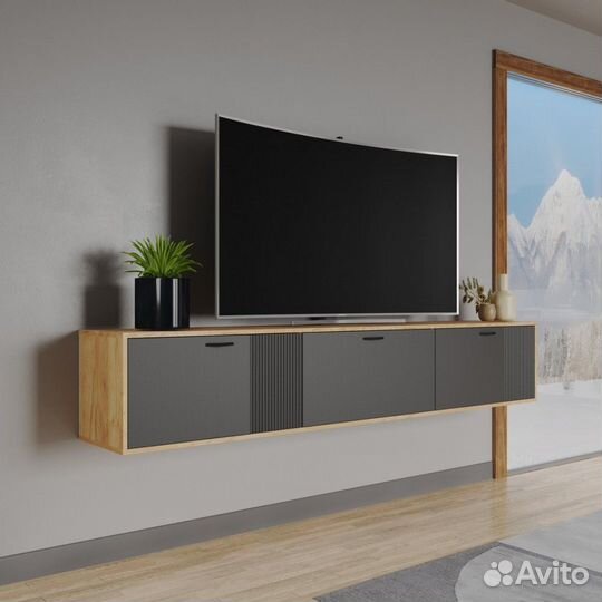 Тумба для тв подвесная новая