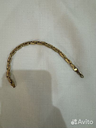 Мужской золотой браслет