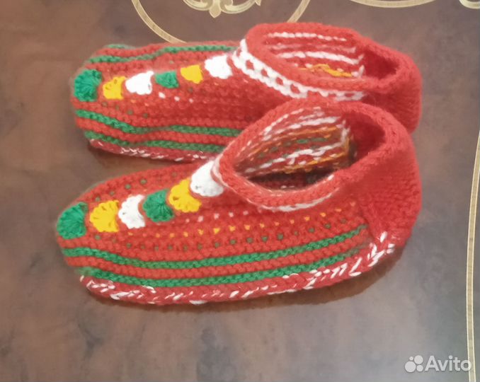 Носки шерстяные ручной вязки. 34 - 36 раз