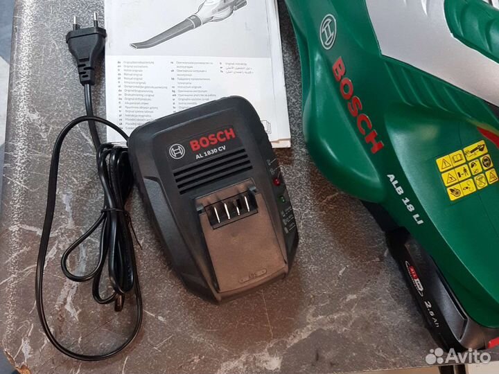 Аккумуляторная воздуходувка bosch ALB 18 Li, 18 В