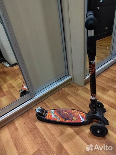 Самокат детский 3-х колесный rush action