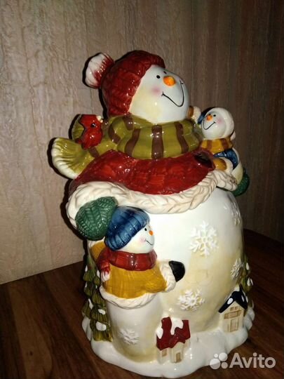 Ваза Снеговик