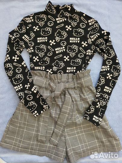 Комплекты Кофты Водолазка Юбка -шорты