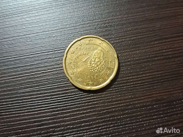 Монета 20 евроцентов 2006