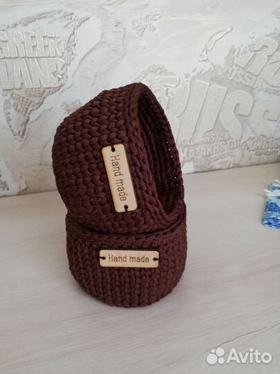 Интерьерные корзинки ручной работы