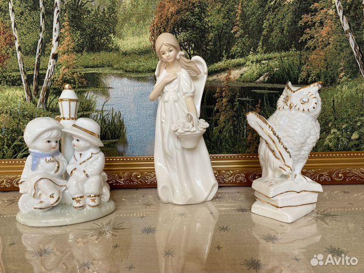 Статуэтки фарфор, керамика