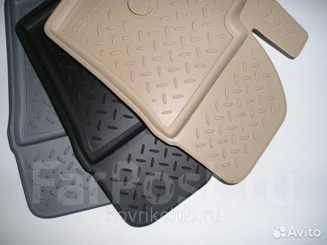 Коврики резиновые в салон и в багажник