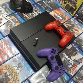 Sony PS4+прошита+3500игр бесплатно/гарантия