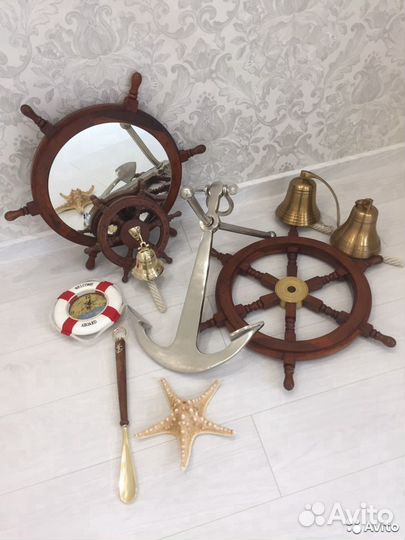Колокол Морская Рында Якорь Штурвал и др