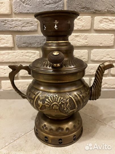 Самовар (Чайник) на дровах 1.5л (Комплект)