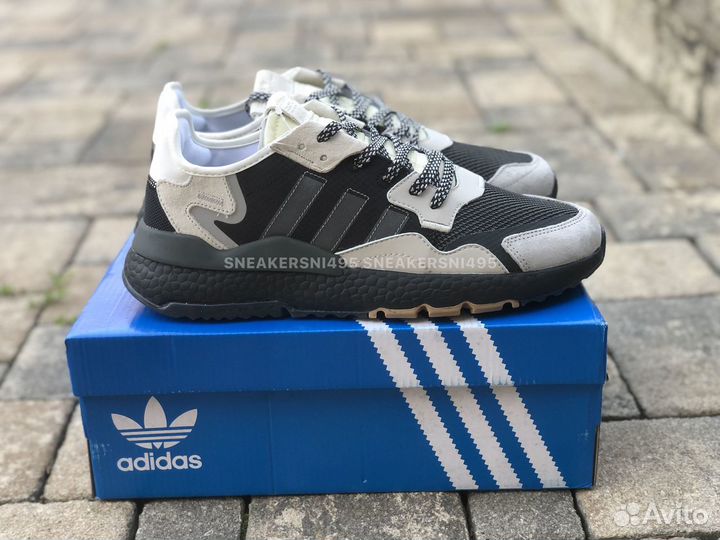 Кроссовки Adidas Nite Jogger Core Black Carbon