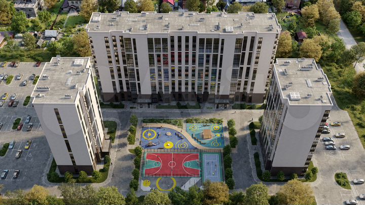 2-к. квартира, 56,2 м², 6/14 эт.