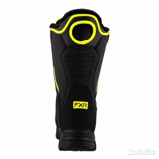 Ботинки FXR Helium BOA с утеплителем Black/Hi Vis
