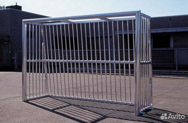 Ворота для спортплощадок 3х2 м, глубина 1 м Haspo 924-1060