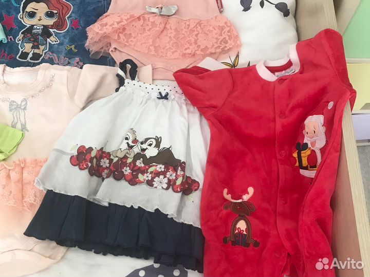 Пакет детских вещей 62-80