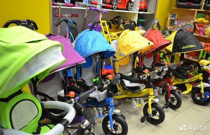 Велосипеды-коляски с 1 года до 5 лет новые
