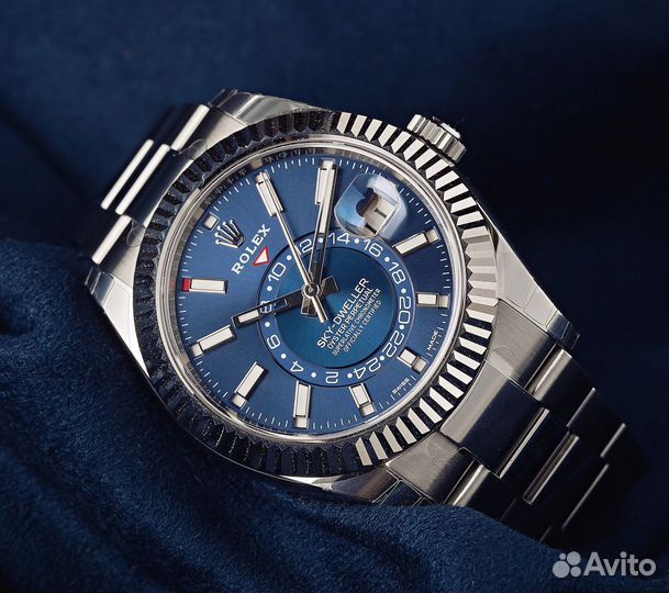 Швейцарские часы Rolex Sky-Dweller Steel Blue 3269