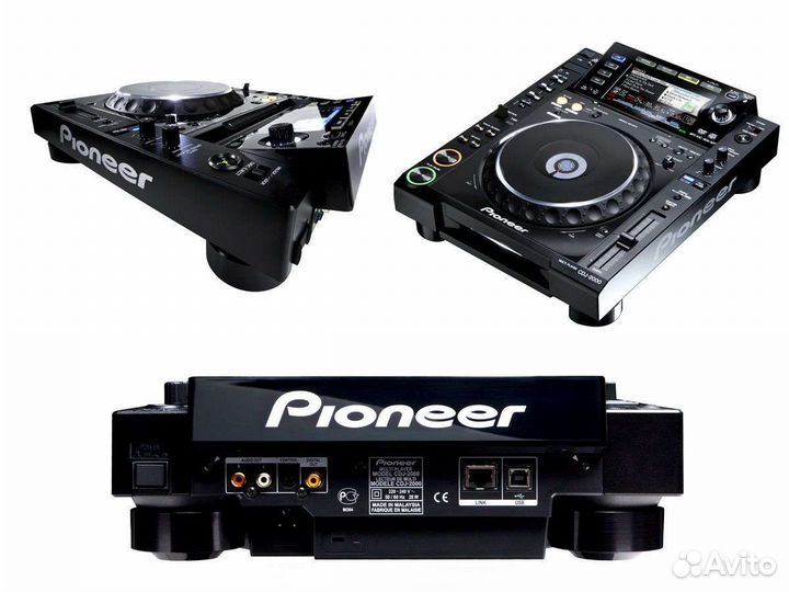 Пара Pioneer cdj 2000-2 и пульт djm 850