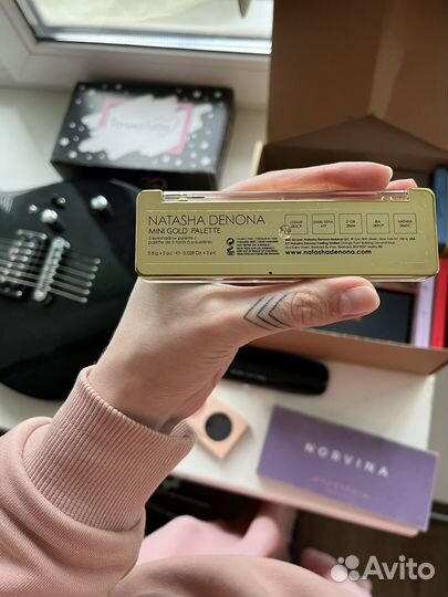 Тени Natasha Denona mini gold palette