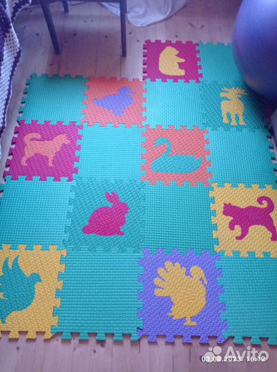 Мягкий коврик пазл