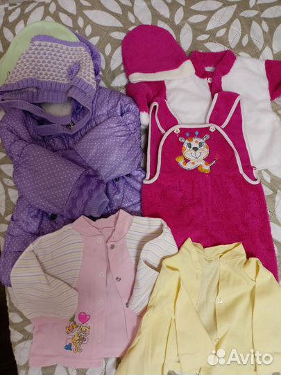 Пакет для девочки с 3 мес до года