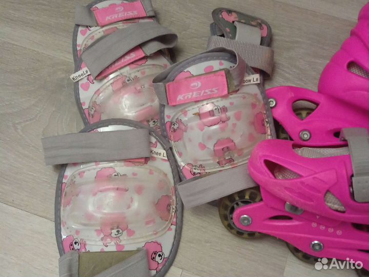 Роликовые коньки детские раздвижные