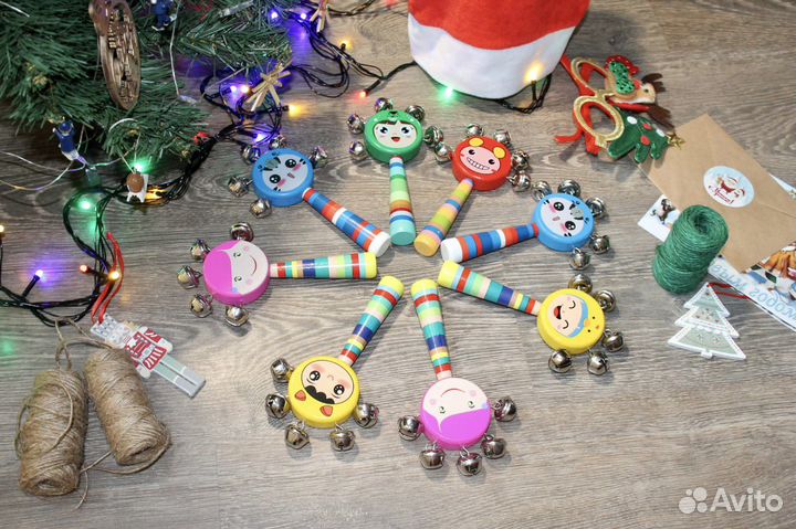 Новые музыкальные игрушки - дудочка, маракас