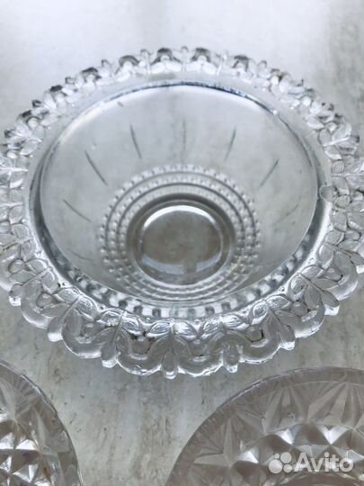 Розетки для варенья ссср, хрусталь
