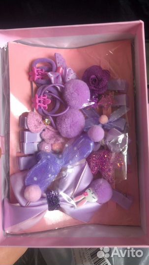 Подарочный набор заколок для девочек новый