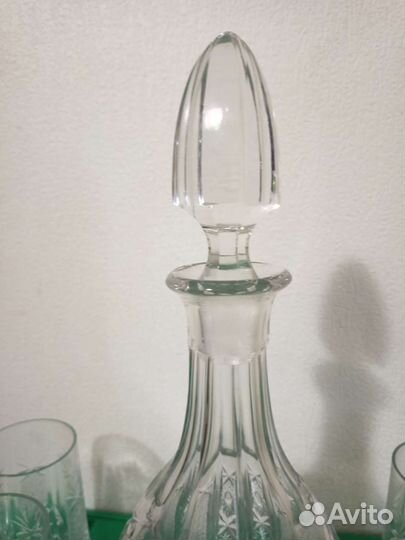 Штоф графин хрустальный винтаж