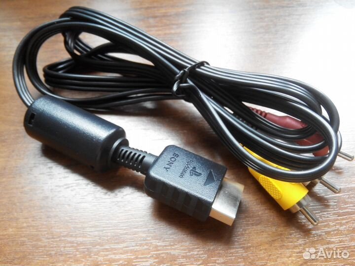 Оригинальный AV кабель для PS3, PS2, PS1