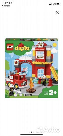 Lego duplo полиция 10902 и пожарная 10903