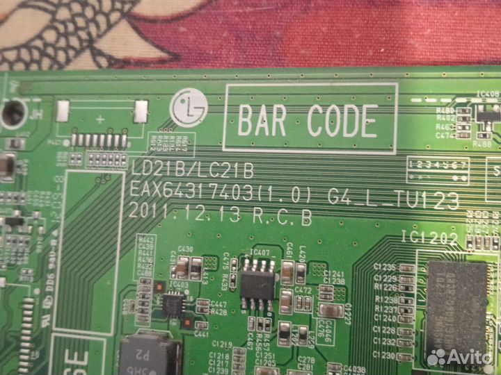 Материнская плата EAX64317403(1.0) LD21B/LC21B