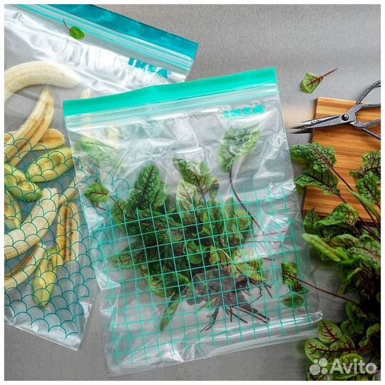 Многоразовые зип пакеты истад IKEA