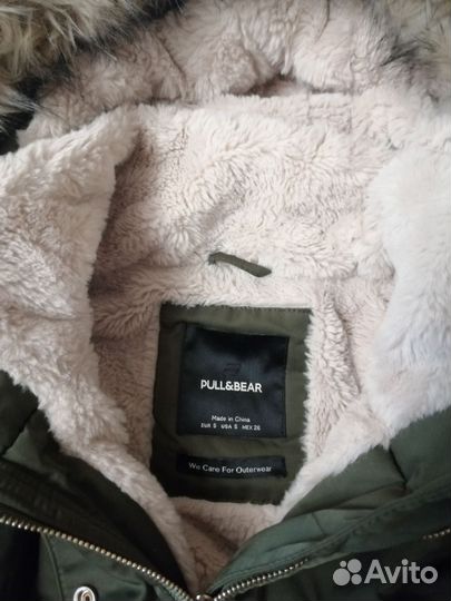 Куртка зимняя для девочки подростка pull&bear